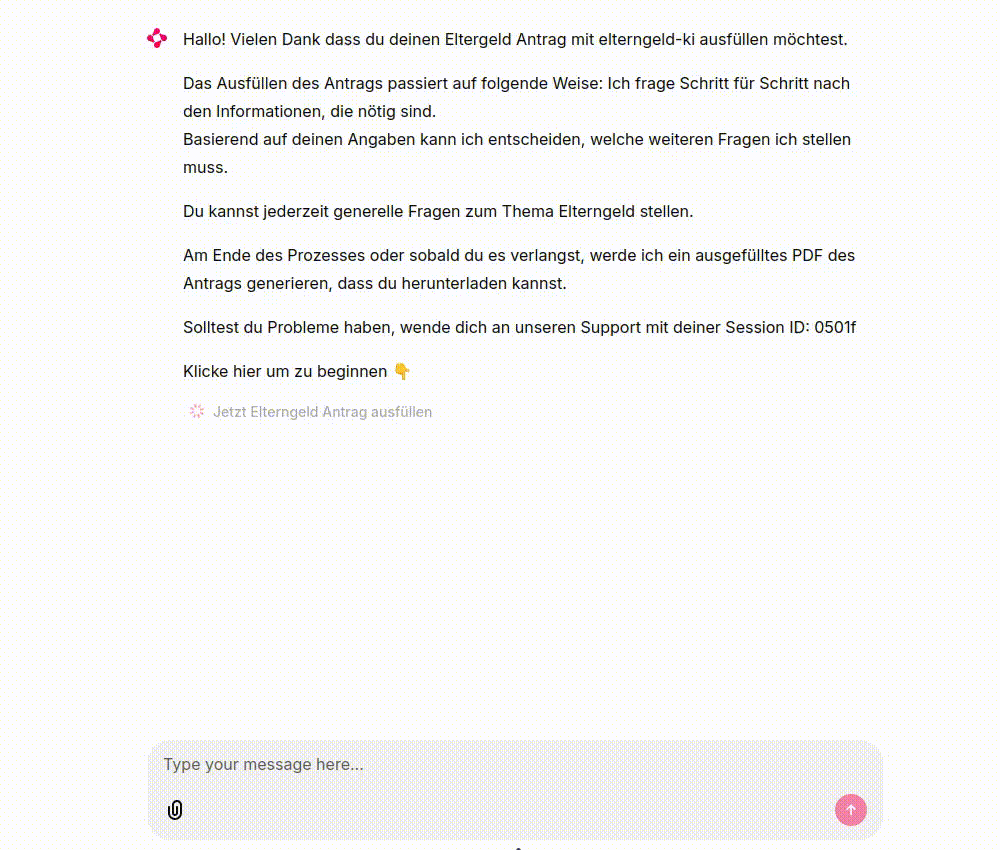 ElterngeldKI App Demo